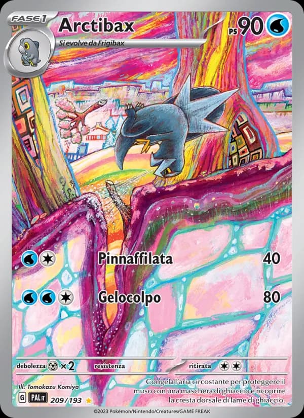 Arctibax card in Italian