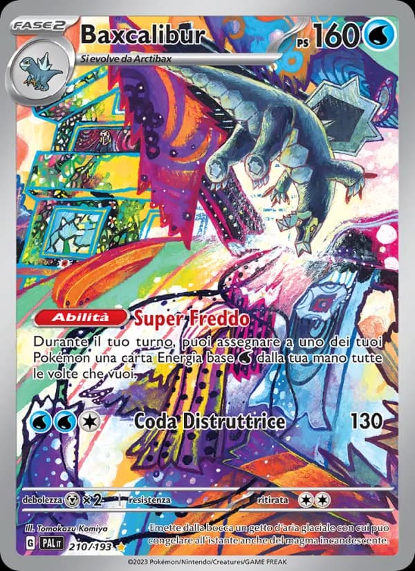 Baxcalibur card in Italian