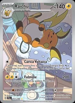 Raichu card in Italian