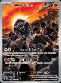 Tauros di Paldea card in Italian