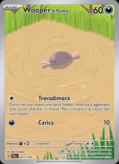 Wooper di Paldea card in Italian