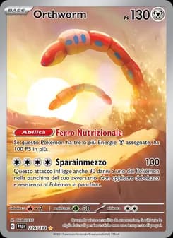 Orthworm card in Italian