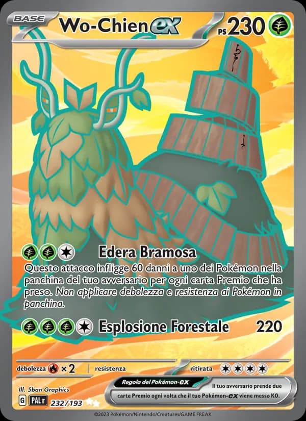 Wo-Chien-ex card in Italian