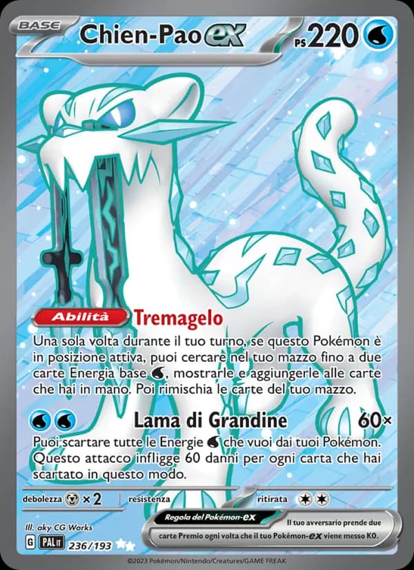 Chien-Pao-ex card in Italian