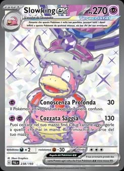 Slowking-ex card in Italian