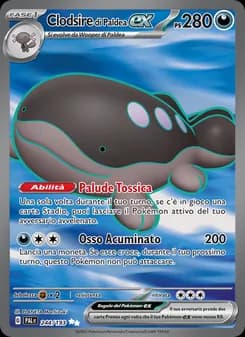 Clodsire di Paldea-ex card in Italian