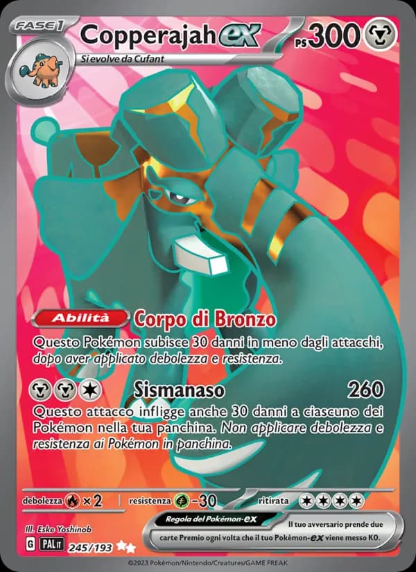 Copperajah-ex card in Italian