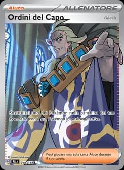 Ordini del Capo card in Italian