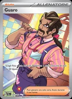 Guaro card in Italian