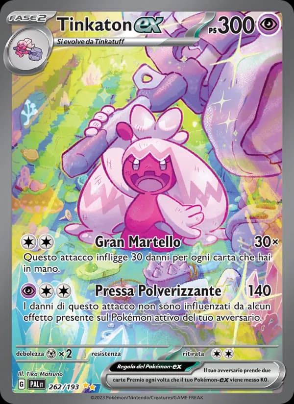 Tinkaton-ex card in Italian