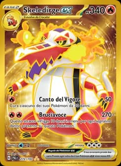 Skeledirge-ex card in Italian
