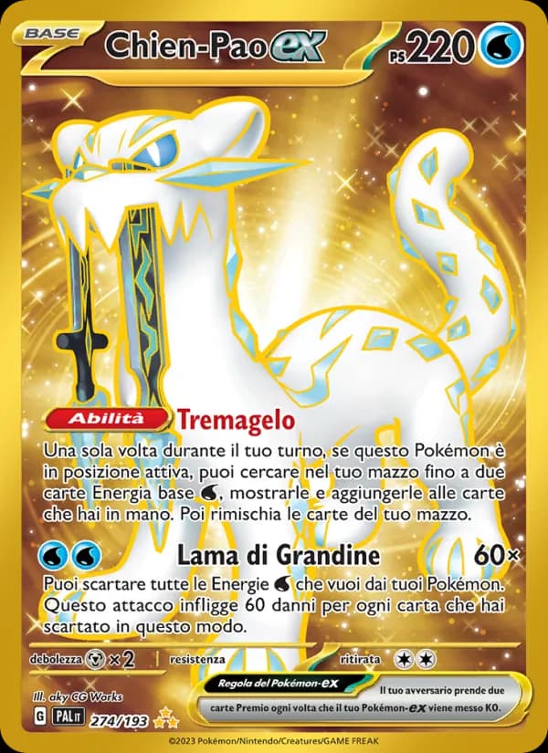 Chien-Pao-ex card in Italian
