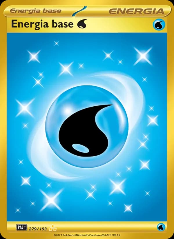 Energia base Water card in Italian