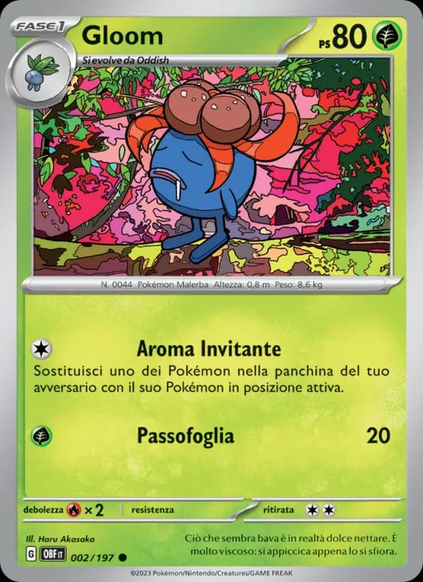 Gloom card in Italian