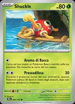 Shuckle card in Italian