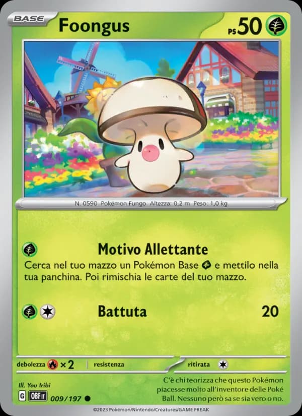 Foongus card in Italian