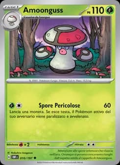 Amoonguss card in Italian