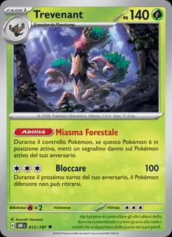 Trevenant card in Italian