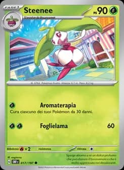 Steenee card in Italian