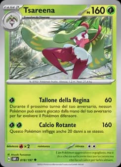 Tsareena card in Italian