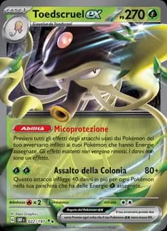 Toedscruel-ex card in Italian