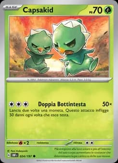 Capsakid card in Italian