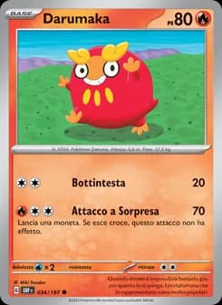 Darumaka card in Italian