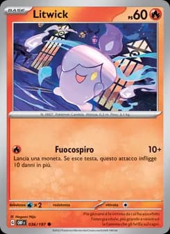 Litwick card in Italian
