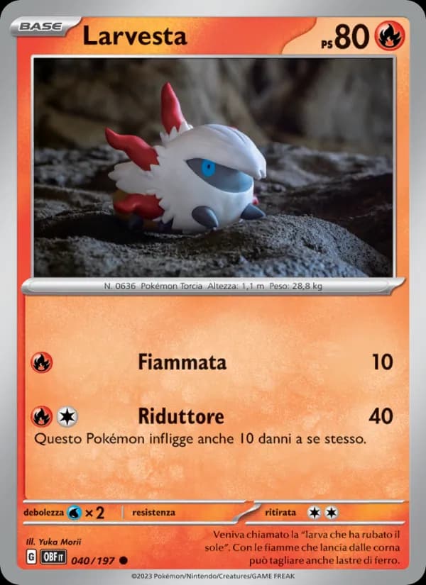 Larvesta card in Italian