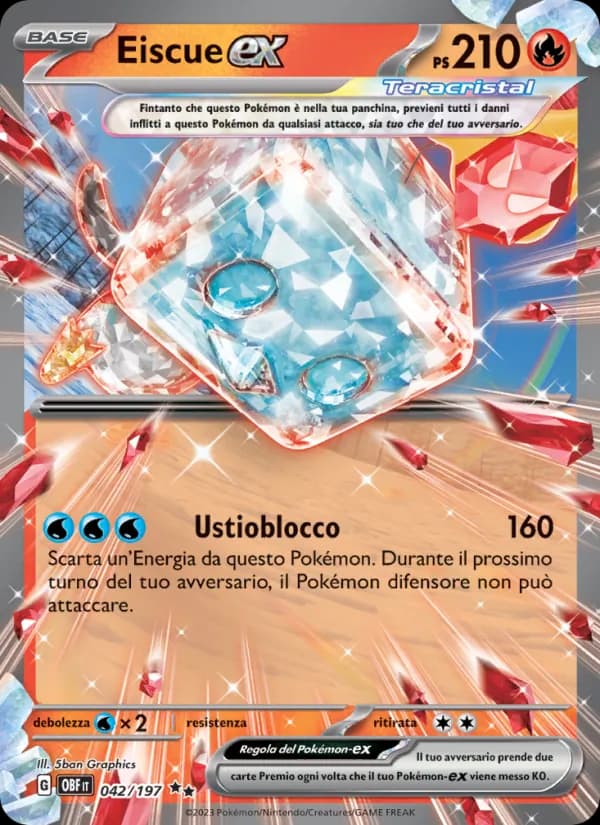 Eiscue-ex card in Italian