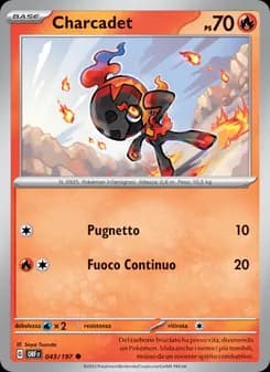 Charcadet card in Italian