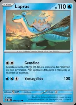 Lapras card in Italian