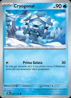 Cryogonal card in Italian