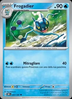 Frogadier card in Italian