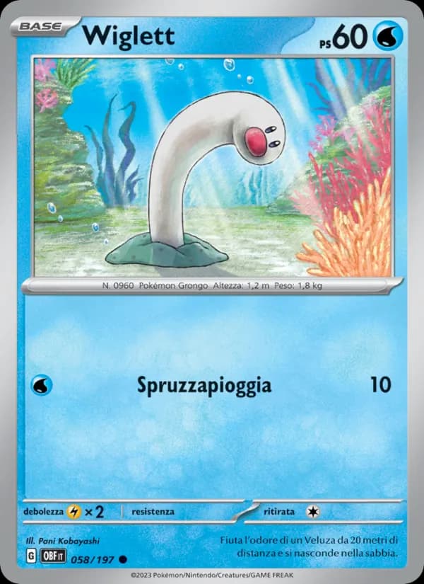Wiglett card in Italian