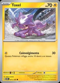 Toxel card in Italian