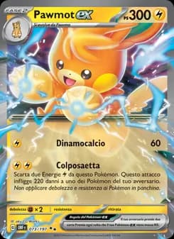 Pawmot-ex card in Italian