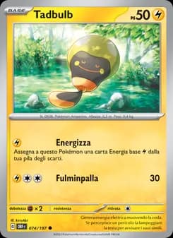 Tadbulb card in Italian