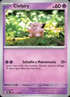 Clefairy card in Italian