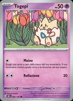 Togepi card in Italian