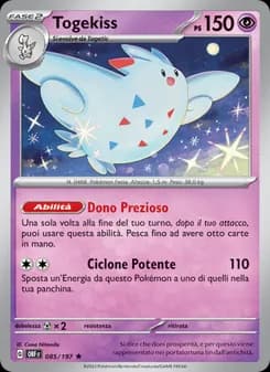 Togekiss card in Italian