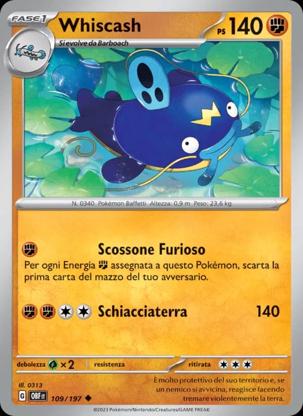 Whiscash card in Italian