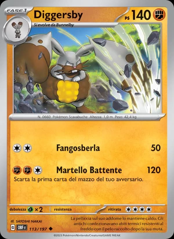 Diggersby card in Italian