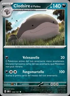 Clodsire di Paldea card in Italian
