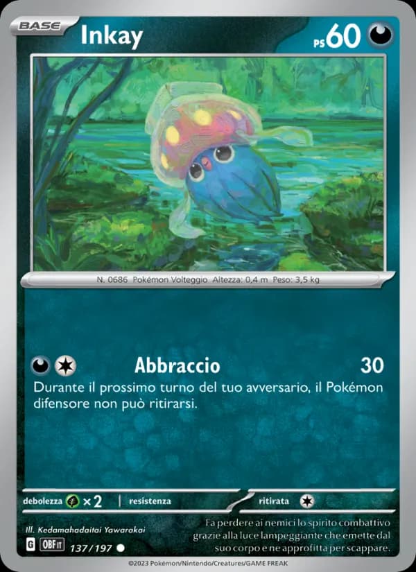 Inkay card in Italian