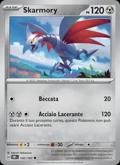 Skarmory card in Italian
