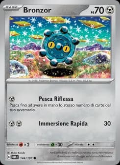 Bronzor card in Italian