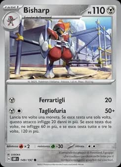 Bisharp card in Italian