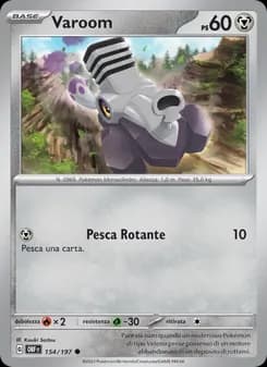 Varoom card in Italian