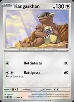 Kangaskhan card in Italian